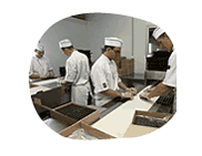 pièce de conditionnement du chocolat